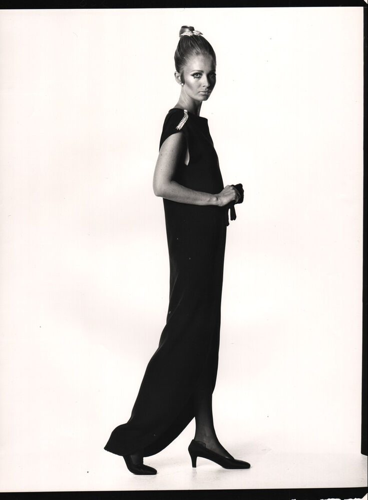 Moteopptak med Jean Shrimpton / Fashion shoot with Jean Shrimpton