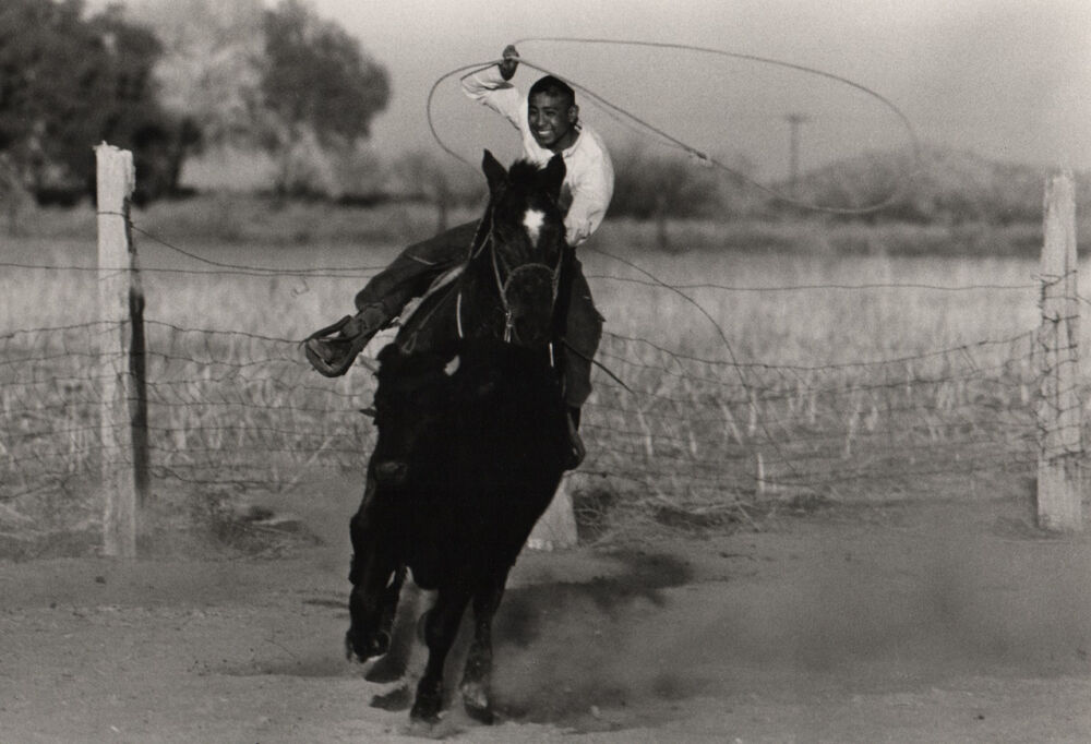 Jewel roping a calve