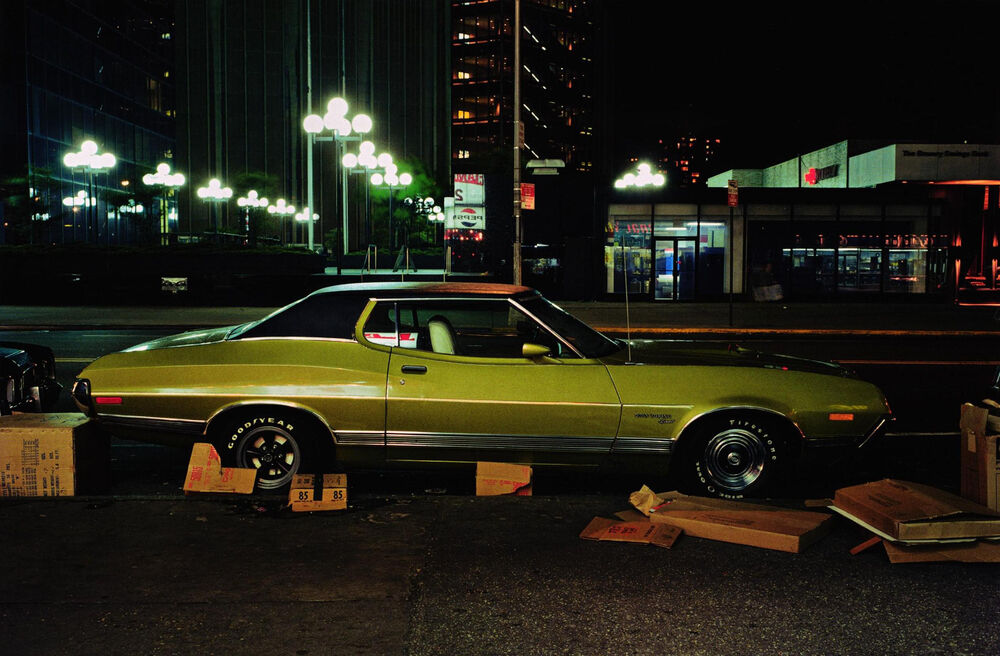 Box car, Gran Torino Sport, in the Twenties or Thirties on the East side