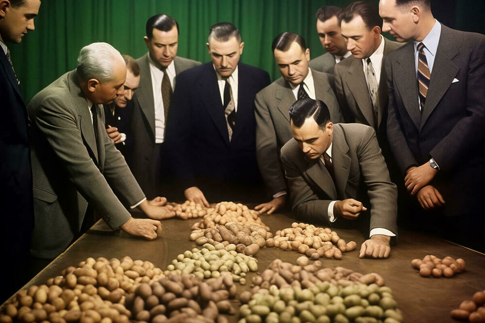 Selected potato varieties are rated in sixteen categories according to the LURCH Desirable Traits Checklist, 1952