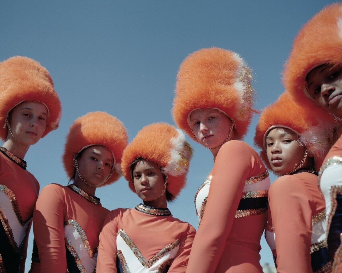 Chloe Heydenrych, Paige Titus, Ashnique Paulse, Elizabeth Jordan, Tammy Baantjies and Chleo de Kock, Fairmont High School Majorettes, Durbanville, Cape Town
